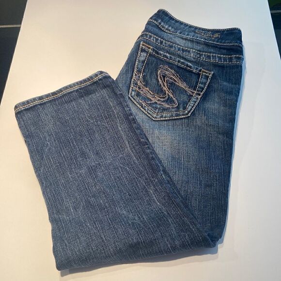 Silver Jeans Aiko Capri Size 27 - Picture 1 of 9